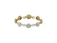 Bevilles Jewellery 9ct Yellow Gold 3.50ct Diamond Bracelet offer