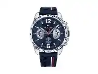 Bevilles Jewellery Tommy Hilfiger Multifunction Mens Blue Watch Model 1791476 offer