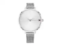 Bevilles Jewellery Tommy Hilfiger White Silver Mesh Watch 1782163 offer
