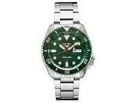 Bevilles Jewellery Seiko Automatic Green Face Men's Watch SRPD63 offer