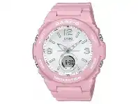 Bevilles Jewellery Casio Baby-G White Face Pink Silicon Band Watch BGA-260SC-4ADR offer