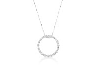 Bevilles Jewellery Georgini Circle of Life Silver Necklace offer