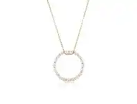 Bevilles Jewellery Georgini Circle of Life Rose Gold Necklace offer