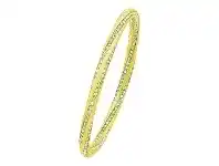 Bevilles Jewellery Stainless Steel Yellow Twist Crystal Bangle offer