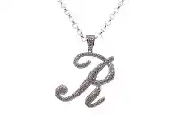 Bevilles Jewellery Gina Liano Cubic Zirconia Initial Necklaces - R offer