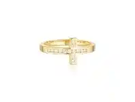 Bevilles Jewellery Georgini Spiritus Wrap Cross Gold Ring - 5 offer