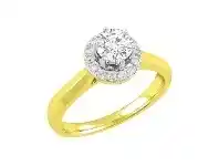 Bevilles Jewellery Love by Michelle 18ct Yellow Gold 0.81ct Diamond Ring offer