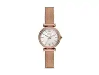 Bevilles Jewellery Fossil Carlie Mini Rose Gold Women's Watch ES5062 offer