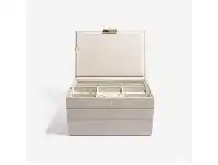 Bevilles Jewellery Stackers Set 3 Classic Taupe Jewellery Box offer