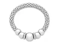 Bevilles Jewellery Stainless Steel Stretchable Bracelet offer