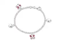 Bevilles Jewellery Sterling Silver Charm bracelet offer