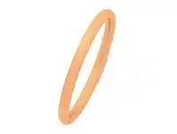 Bevilles Jewellery Stainless Steel Rose Colour Bangle offer