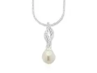 Bevilles Jewellery Sterling Silver Freshwater Pearl Necklace offer