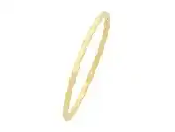 Bevilles Jewellery 9ct Yellow Gold Silver Filled Twist Bangle offer