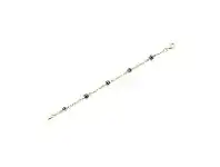 Bevilles Jewellery Children's 9ct Yellow Gold Silver Infused Evil Eye Bracelet offer