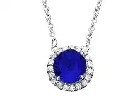 Bevilles Jewellery Rebcca Sloane Sterling Silver Blue Obsidian Neckalce offer