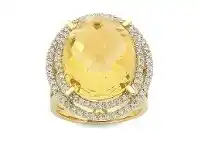 Bevilles Jewellery 14ct Yellow Gold Diamond Ring offer
