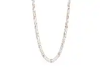 Bevilles Jewellery 9ct Rose Gold Silver Infused Triple Row Beaded Ball Necklace offer