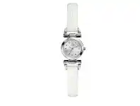 Bevilles Jewellery Guess Ladies White Leather Watch Model W0125L1 offer