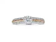 Bevilles Jewellery Love Knots 18ct White Gold 0.67ct Diamond Ring offer