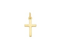 Bevilles Jewellery 9ct Yellow Gold Plain Cross Pendant offer