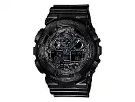 Bevilles Jewellery Casio G-Shock Camo Black Dial & Resin Watch GA100CF-1A offer
