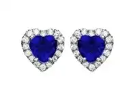 Bevilles Jewellery Rebecca Sloane Sterling Silver Blue Obsidian Stud Earrings offer