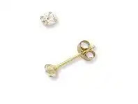Bevilles Jewellery 9ct Yellow Gold Cubic Zirconia Stud Earrings offer