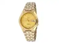 Bevilles Jewellery Seiko Men's Automatic Gold Sports Watch SNKL64K offer
