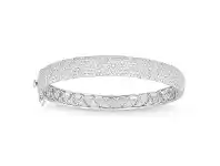 Bevilles Jewellery Meera Pave Bangle with 4.00ct of Laboratory Grown Diamonds in 9ct White Gold offer