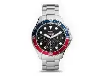 Bevilles Jewellery Fossil Chronograph Silver Watch FS5767 offer