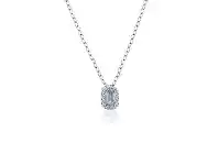 Bevilles Jewellery Georgini Aqua Spinel Silver 3mm Necklace offer