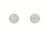 Bevilles Jewellery Crystal Disc Yellow Stainless Steel Earrings offer