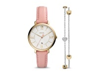Bevilles Jewellery Fossil Jacqueline Gold Watch Gift Set ES4974SET offer