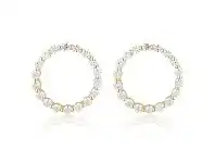 Bevilles Jewellery Georgini Large Circle of Life Gold Earrings offer