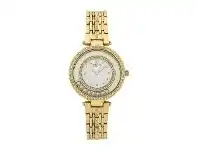Bevilles Jewellery Roberto Carati Tora Crystal Case Gold Tone Watch offer