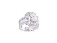 Gina Liano Bella Emerald Cut Cubic Zirconia Ring