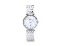 Roberto Carati Elizabeth Diamond Face Silver Watch