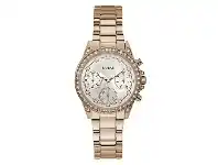 Bevilles Jewellery Guess Gemini Stone Set Rose Gold Watch W1293L3 offer