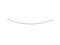 Bevilles Jewellery 9ct Yellow Gold 45cm Figaro Necklace offer