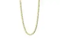 Bevilles Jewellery 9ct Yellow Gold 50cm Open Curb Necklace offer
