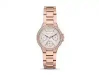 Bevilles Jewellery Michael Kors Camille Rose Gold-Tone Analogue Watch offer