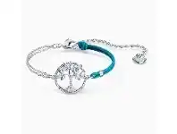 Bevilles Jewellery SWAROVSKI SYMBOLIC TREE OF LIFE BRACELET, BLUE, RHODIUM PLATED offer