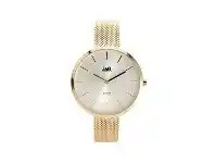 Bevilles Jewellery Jag Ladies Silver & Gold Mesh Watch J2055A offer