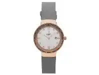 Roberto Carati Nancy Rose Gold, Silver & Grey Leather Ladies Watch