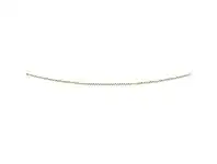 Bevilles Jewellery 9ct Yellow Gold Silver Infused Belcher Necklace Chain 65cm offer