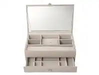 Stacker Boutique Jewellery Box - Medium with 1 Drawer & Internal Mirror