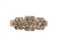 Bevilles Jewellery 9ct Rose Gold 1.50ct Diamond Ring - L offer