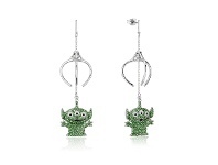 Bevilles Jewellery Disney Pixar Toy Story Alien Crystal Drop Earrings offer