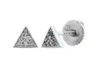 Bevilles Jewellery Children's Triangle Cubic Zirconia Stud Earrings offer